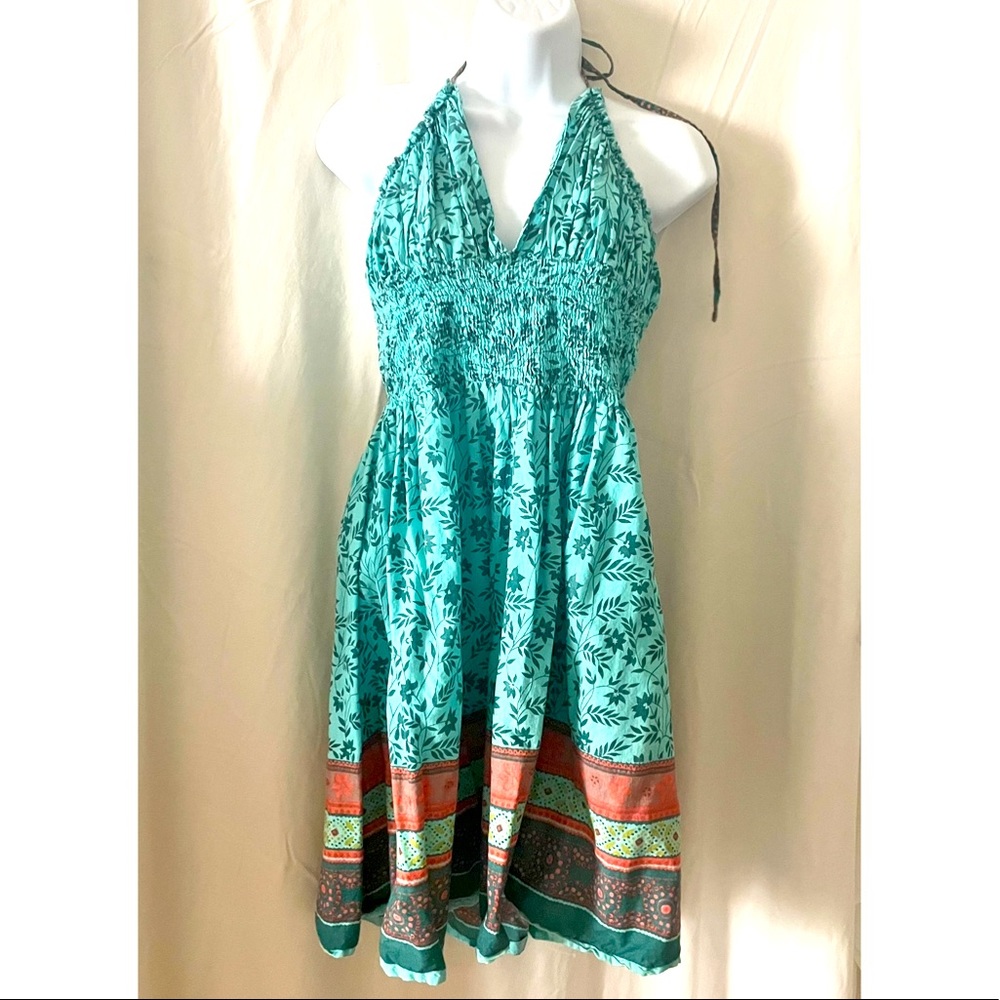 Tie Halter Sun Dress